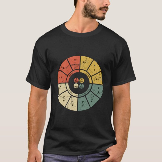 Camiseta Ohms Law Diagram Electrical Electronics Engineer (Anverso)