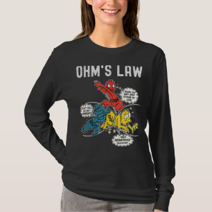 Camiseta Ohms Law Electricity Explicó Ingeniería Eléctrica