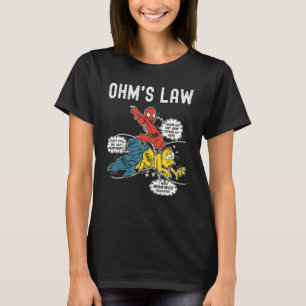 Camiseta Ohms Law Electricity Explicó Ingeniería Eléctrica
