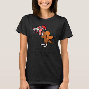 Camiseta Oí a Santa bajando por Turquía anti Navidad