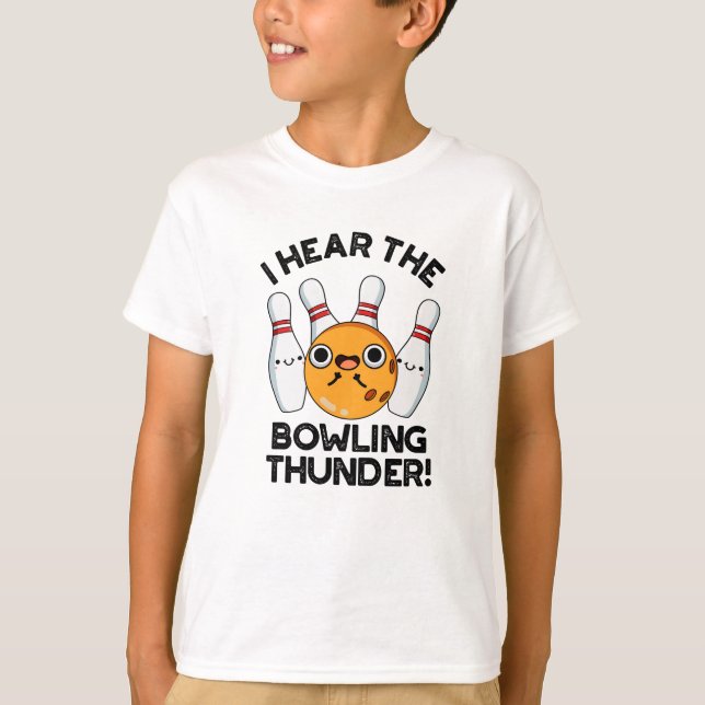 Camiseta Oí El Divertido De Bolos Deportivos (Anverso)