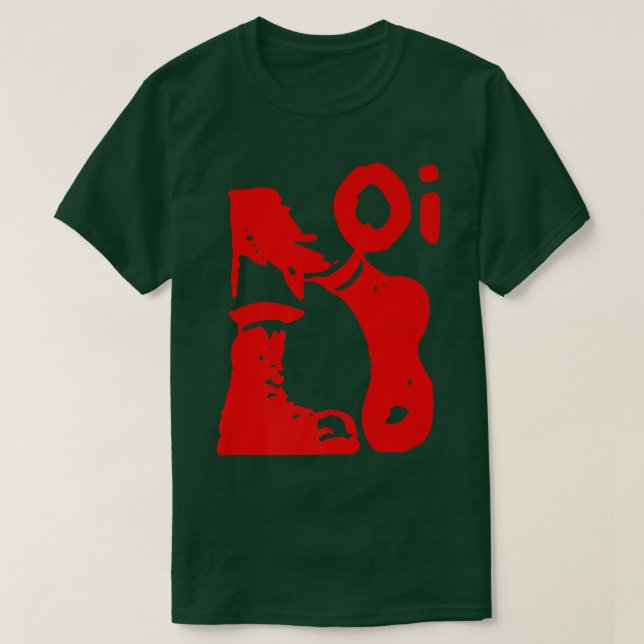 Camiseta Oi Ska Music Punk Boots Rock Fans Design Red  (Diseño del anverso)