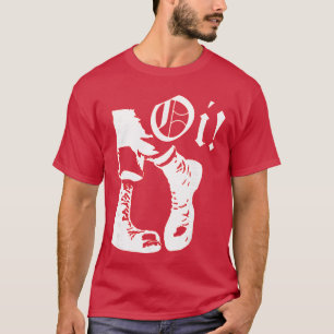 Camiseta Oi Skinheads Música Skinhead Botas familia retro