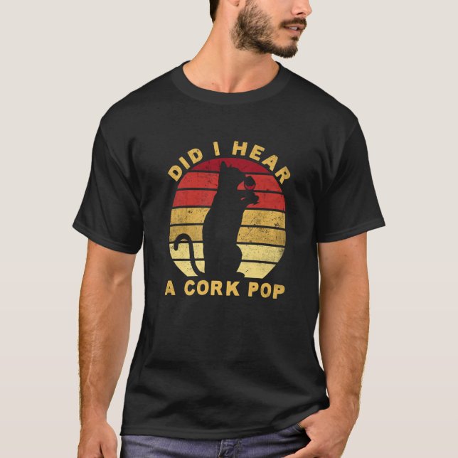 Camiseta Oí Un Pop De Corcho (Anverso)