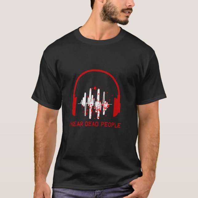 Camiseta Oigo a personas muertas fantasma Hunter investi pa (Anverso)