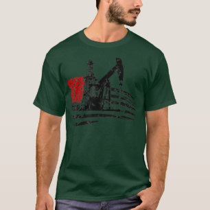 Camiseta Oilfield Patriot de la plataforma petrolera de ban