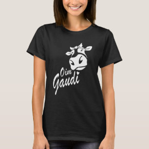 Camiseta Oim Gaudi Cow Head Farm Alpine Hut Farmer F