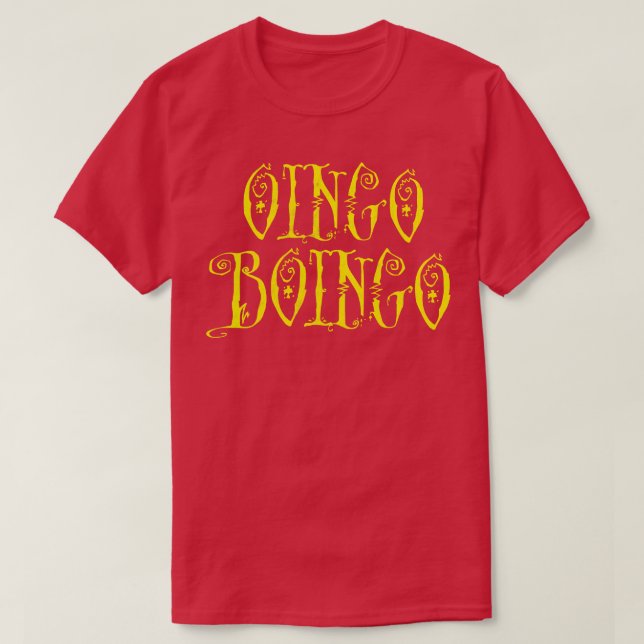Camiseta Oingo Boingo (Diseño del anverso)