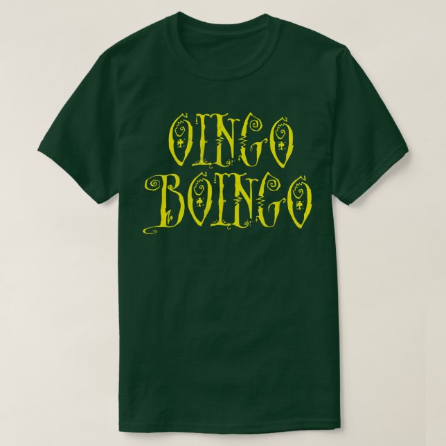 Camiseta Oingo Boingo (Diseño del anverso)
