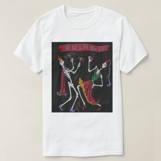 Camiseta Oingo Boingo - fiesta de los hombres muertos (Diseño del anverso)