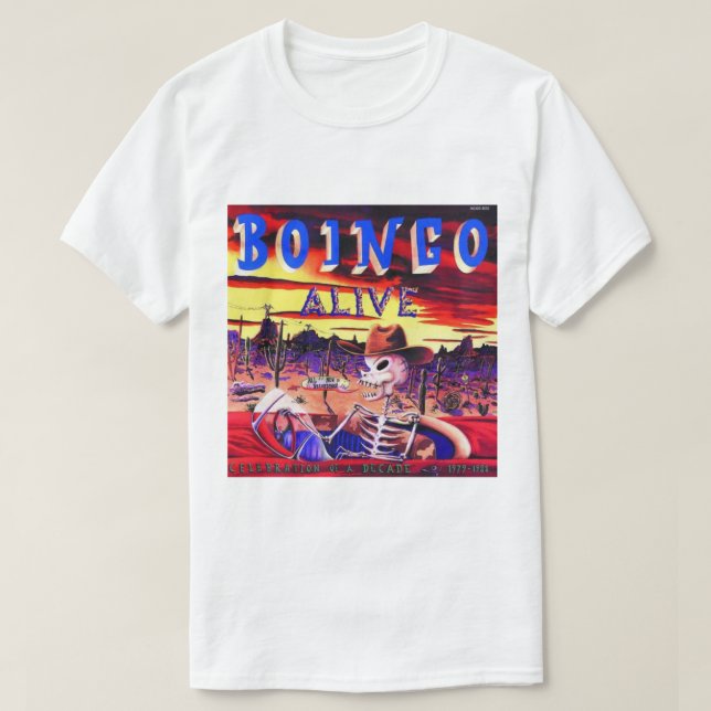Camiseta Oingo boingo - mejores álbumes (Diseño del anverso)