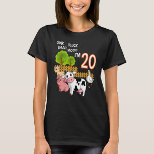 Camiseta Oink Cluck Baah Mooo Soy 20 Granja Animal 20 Nacim