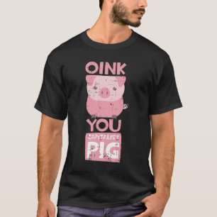 Camiseta Oink you capitalist Pig Costume Funny Easy Hallowe