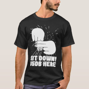 Camiseta Oír Ayuda Desordo Orgullo ASL lenguaje de señas de
