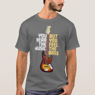 Camiseta Oír música siente el trasero