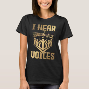 Camiseta Oír Voces  Profesor de Coro Corista  1