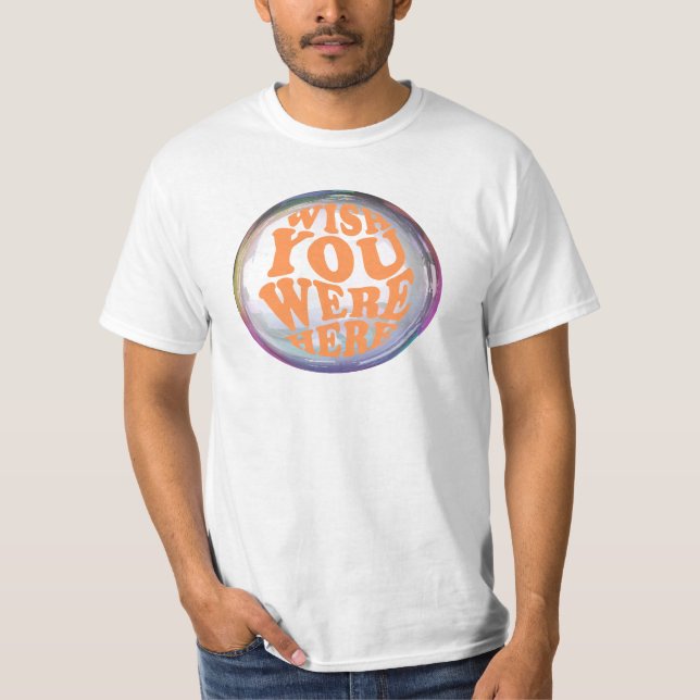 Camiseta ojalá estuvieras aquí (Anverso)