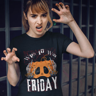 Camiseta Ojalá fuera el viernes de halloween