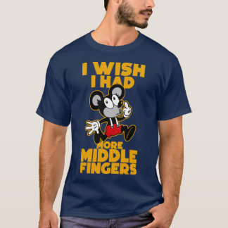Camiseta ojalá tuviera más dedos medios