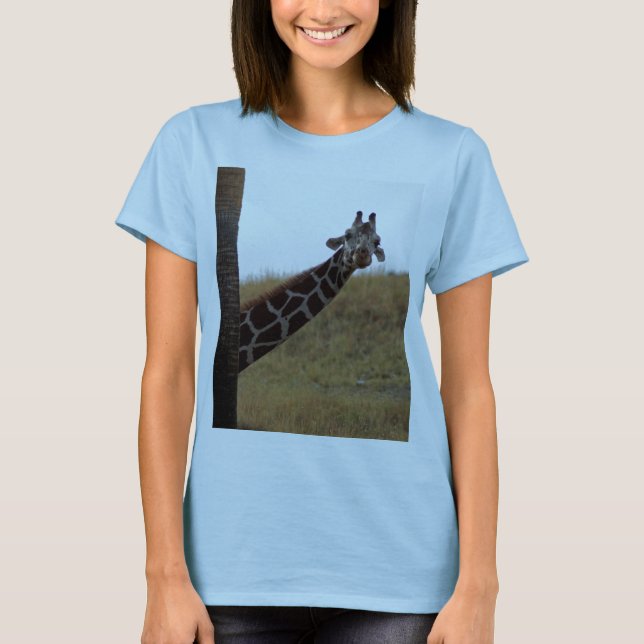 Camiseta Ojeada de la jirafa un abucheo (Anverso)