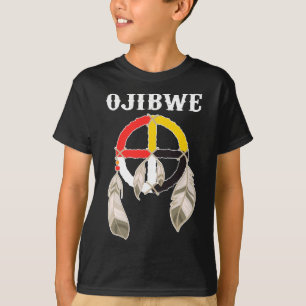 Camiseta Ojibwe Anishinaabeg Pueblo Nativo Estadounidense