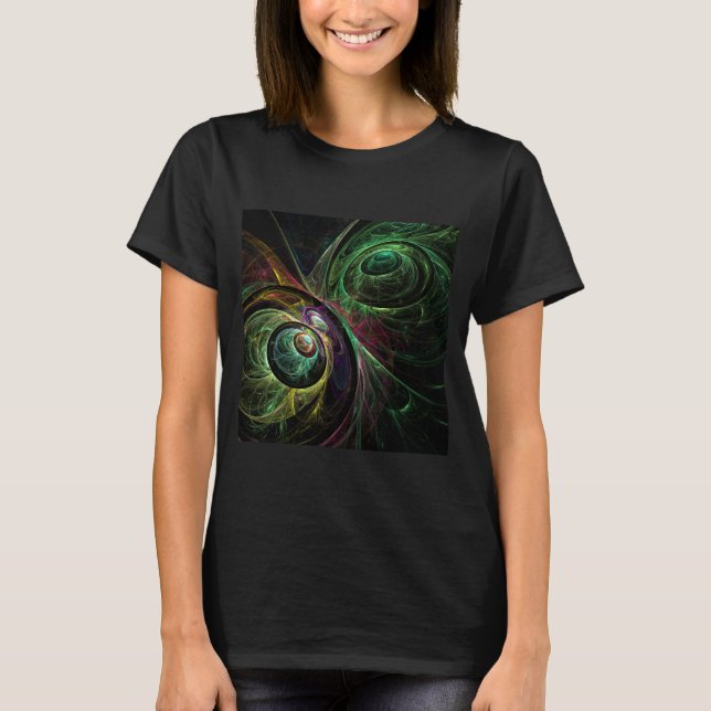 Camiseta Ojo a ojo Resumen arte (Anverso)
