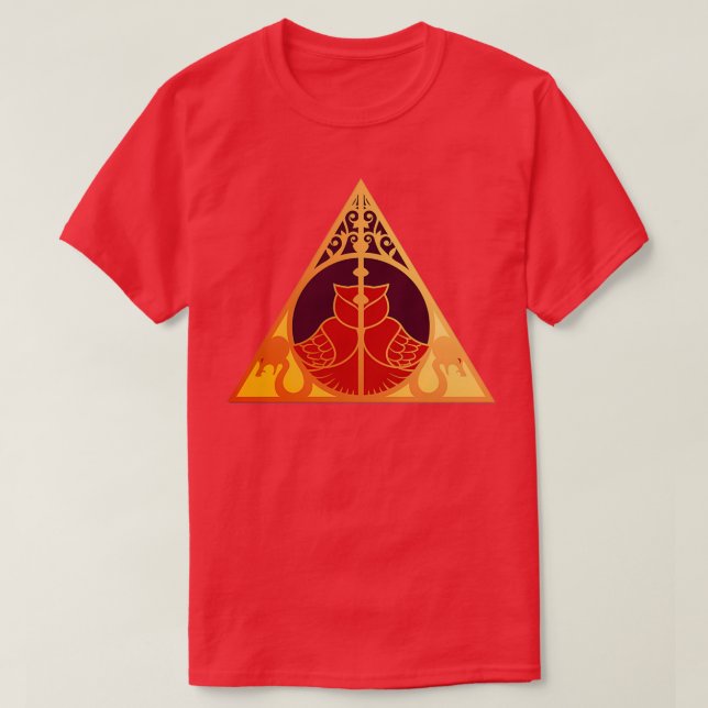 Camiseta Ojo artificial y rojo dorado de serpiente (Diseño del anverso)