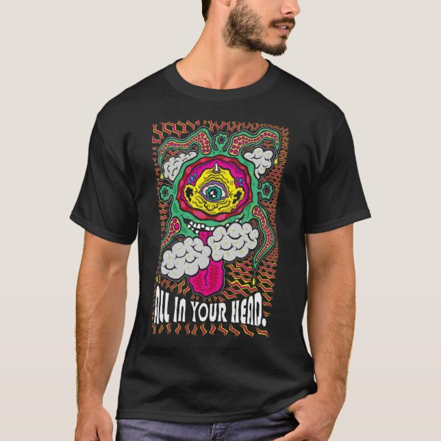 Camiseta 'Ojo-C-U' Todo en tu cabeza. (Anverso)