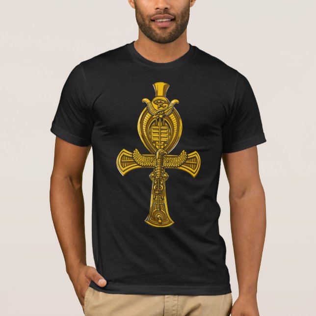 Camiseta Ojo de Ankh del símbolo sagrado egipcio antiguo de (Anverso)