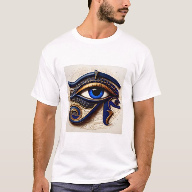 Camiseta Ojo de Horus - Antiguo Símbolo Egipcio de Protecti (Anverso)