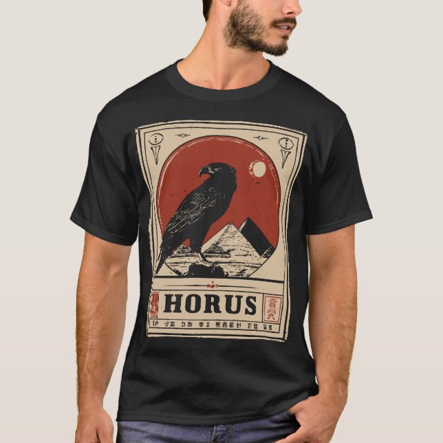 Camiseta Ojo de Horus - Poster de la visión antigua (Anverso)