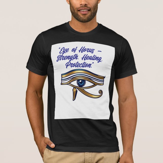 Camiseta Ojo de Horus - Protección y estilo inmaduros (Anverso)