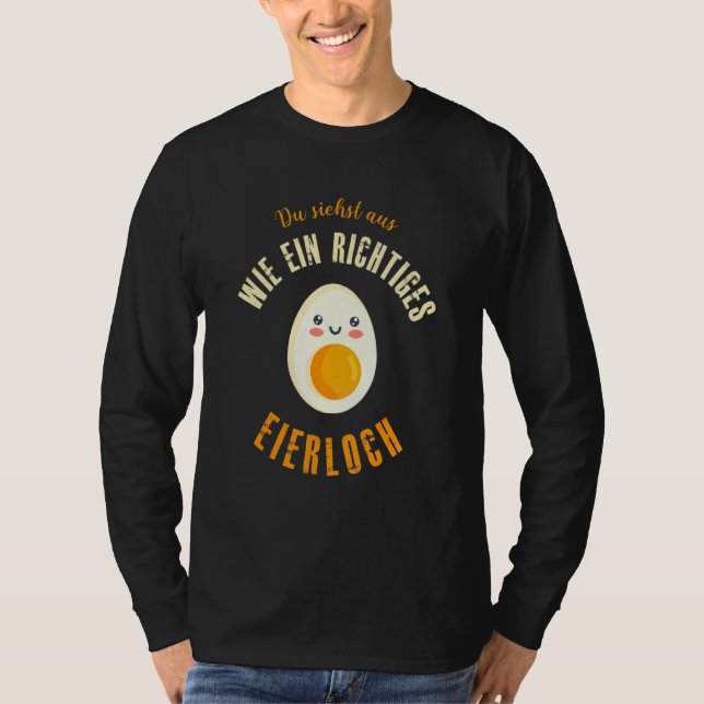 Camiseta Ojo De Huevo O Meme De Huevos Blandos Saying Schla (Anverso)
