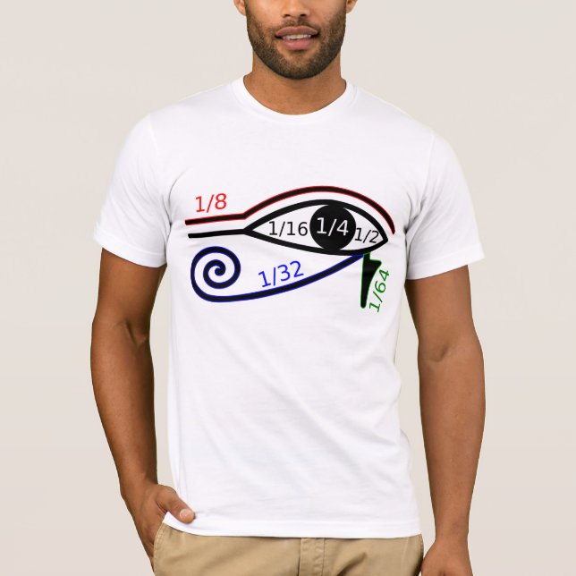 Camiseta Ojo de las matemáticas del Ra (Anverso)