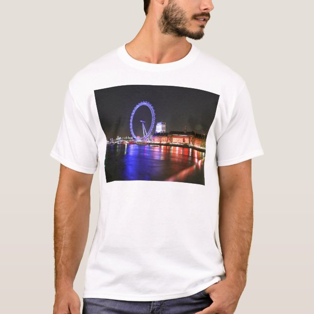 Camiseta Ojo de Londres de Noche (Anverso)