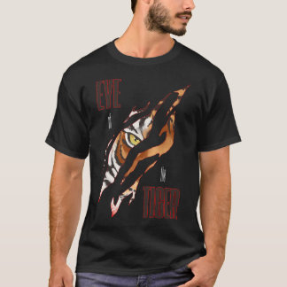 Camiseta Ojo De Los Ojos De Los Tigres De La Gripe De Tigre