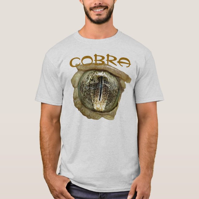 Camiseta Ojo de serpiente con la reflexión de la cobra (Anverso)