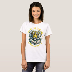 Camiseta Ojo del superviviente del tigre y cáncer infantil