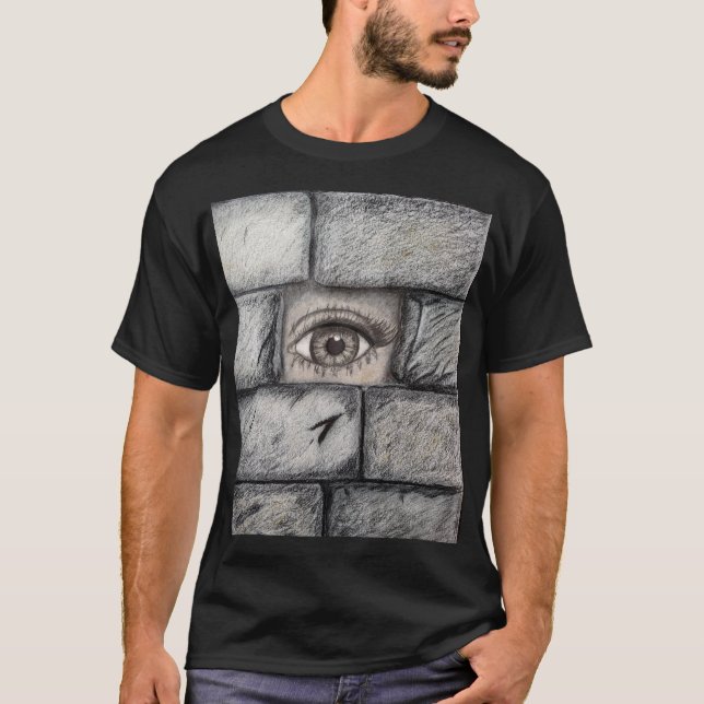 Camiseta "Ojo detrás de la pared" (Anverso)