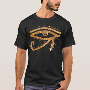 Camiseta Ojo Dorado De Ra Egyptian Hieroglyph Pharao Esoter