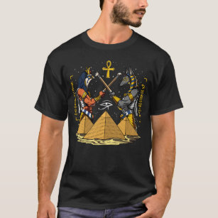 Camiseta Ojo egipcio de Ankh del Ra de dios de Anubis de
