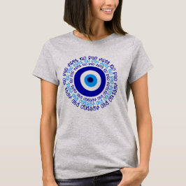 Camiseta Ojo Malvado No Malas Vibes Arte Espiritual Clásico