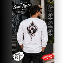 Camiseta Ojo Místico Gótico – Occulto Fantasía Osc