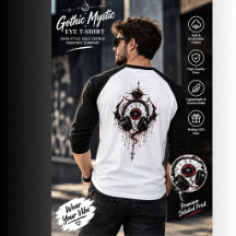Camiseta Ojo Místico Gótico – Occulto Fantasía Osc