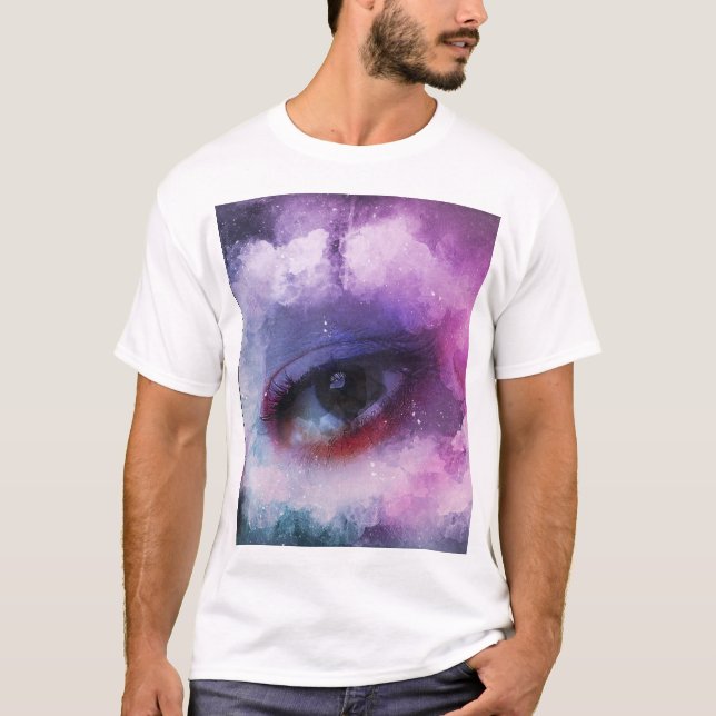 Camiseta ojo morado creativo (Anverso)