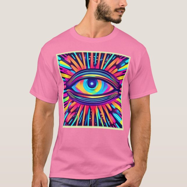 Camiseta Ojo Neón del Cosmos (Anverso)