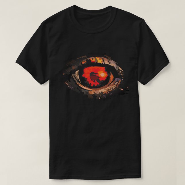 Camiseta Ojo rojo (Diseño del anverso)