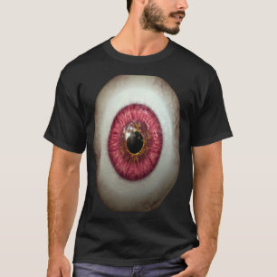 Camiseta Ojo Rojo Grande Espeluznante Ojo Espantoso Disfraz