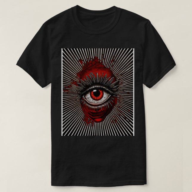 Camiseta ojo temible (Diseño del anverso)