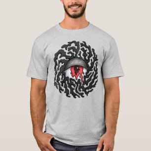 Camiseta Ojo Trippy con Tentacles - Arte Surrealista Trippy